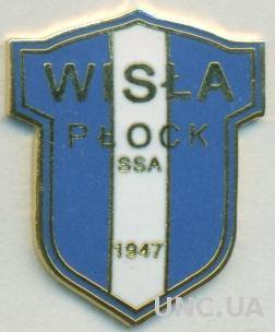 футбол.клуб Висла Плоцк (Польша), ЭМАЛЬ / Wisla Plock, Poland football pin badge