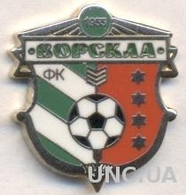 футбол.клуб Ворскла Полтава (Украина)3 ЭМАЛЬ /Vorskla,Ukraine football pin badge