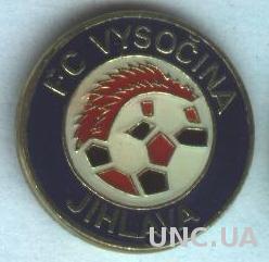 футбол.клуб Высочина (Чехия), тяжмет / FC Vysocina Jihlava, Czech football badge