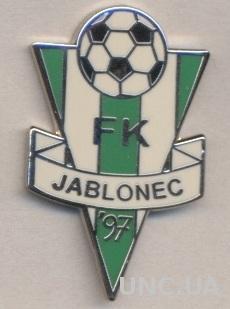 футбол.клуб Яблонец (Чехия) ЭМАЛЬ / FK Jablonec, Czech football enamel pin badge