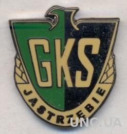 футбол.клуб Ястшембе (Польша), ЭМАЛЬ / GKS Jastrzebie, Poland football pin badge