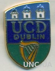 футбол.клуб ЮКД (Дублин, Ирландия)1 ЭМАЛЬ /UCD Dublin,Ireland football pin badge
