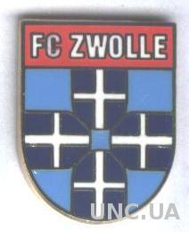 футбол.клуб Зволле (Голландия) ЭМАЛЬ / FC Zwolle, Netherlands football pin badge