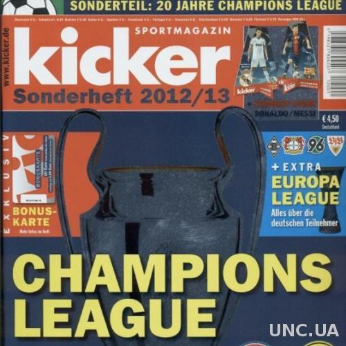 Футбол,Лига чемпионов 2012-13,спецвыпуск Кикер / Kicker Champions league 2012/13
