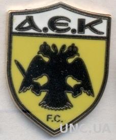 футбольный клуб АЕК Афины (Греция) ЭМАЛЬ / AEK Athens, Greece football pin badge