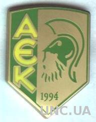 футбольный клуб АЕК Ларнака (Кипр) ЭМАЛЬ / AEK Larnaca,Cyprus football pin badge