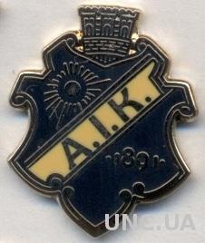 футбольный клуб АИК Стокгольм (Швеция) ЭМАЛЬ / AIK Stockholm,Sweden football pin