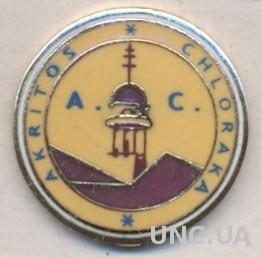 футбольный клуб Акритос(Кипр) ЭМАЛЬ /FC Akritos,Cyprus football enamel pin badge