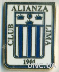 футбольный клуб Альянса Лима (Перу) ЭМАЛЬ / Alianza Lima,Peru football pin badge