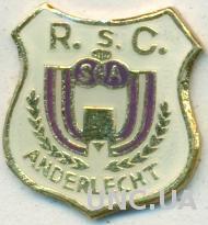 футбольный клуб Андерлехт (Бельгия)2 тяжмет /RSC Anderlecht,Belgium football pin