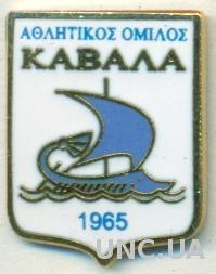 футбольный клуб АО Кавала (Греция)№1 ЭМАЛЬ / AO Kavala,Greece football pin badge