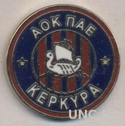 футбольный клуб АО Керкира (Греция)2 ЭМАЛЬ /AO Kerkyra,Greece football pin badge