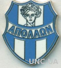 футбольный клуб Аполлон Афины (Греция) ЭМАЛЬ /Apollon Athens,Greece football pin