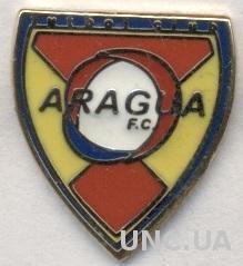 футбольный клуб Арагуа (Венесуэла) ЭМАЛЬ /Aragua FC,Venezuela football pin badge