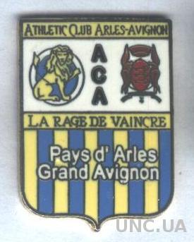 футбольный клуб Арль-Авиньон (Франция) ЭМАЛЬ / Arles-Avignon,France football pin