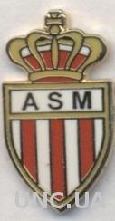 футбольный клуб АС Монако (Франция)2, ЭМАЛЬ /AS Monaco football enamel pin badge