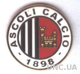 футбольный клуб Асколи (Италия)1 ЭМАЛЬ / Ascoli Calcio, Italy football pin badge