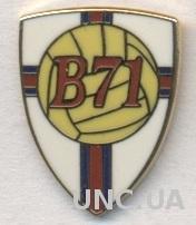 футбольный клуб Б71 Сандур (Фареры) ЭМАЛЬ / B71 Sandur, Faroe football pin badge