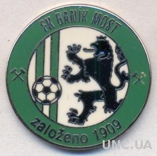 футбольный клуб Баник Мост (Чехия) ЭМАЛЬ /FK Banik Most,Czech football pin badge