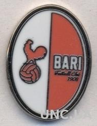 футбольный клуб Бари (Италия)3 ЭМАЛЬ / FC Bari, Italy football enamel pin badge