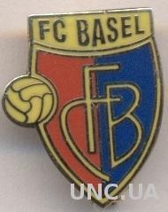футбольный клуб Базель (Швейцария), ЭМАЛЬ / FC Basel, Switzerland football badge