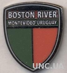 футбольный клуб Бостон Ривер (Уругвай) ЭМАЛЬ / Boston River,Uruguay football pin
