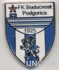 футбольный клуб Будучност (Черногория) ЭМАЛЬ / Buducnost,Montenegro football pin