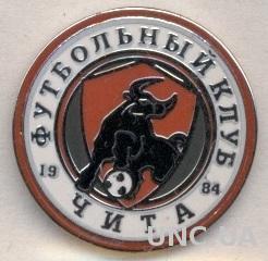 футбольный клуб Чита (Россия)3 ЭМАЛЬ / FC Chita,Russia football enamel pin badge