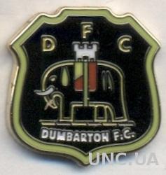 футбольный клуб Дамбартон (Шотландия) ЭМАЛЬ / Dumbarton FC,Scotland football pin