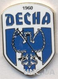 футбольный клуб Десна Чернигов(Украина)2 ЭМАЛЬ /Desna,Ukraine football pin badge