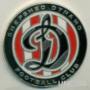 футбольный клуб Динамо Шепсхед (Англия) ЭМАЛЬ /Shepshed Dynamo,England pin badge