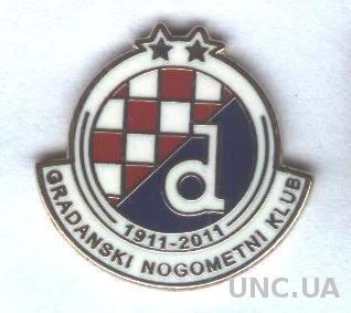 футбольный клуб Динамо Загреб (Хорватия)2 ЭМАЛЬ /Dinamo Zagreb,Croatia pin badge