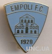 футбольный клуб Эмполи (Италия)2 ЭМАЛЬ / FC Empoli, Italy calcio football badge