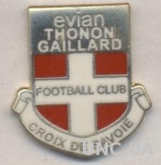 футбольный клуб Эвиан (Франция), ЭМАЛЬ / Evian TG FC, France football pin badge
