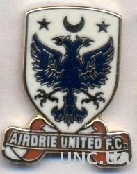 футбольный клуб Эйрдри (Шотландия) ЭМАЛЬ / Airdrie United, Scotland football pin