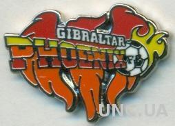 футбольный клуб Феникс (Гибралтар)1 ЭМАЛЬ / Gibraltar Phoenix football pin badge