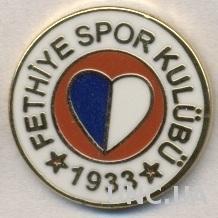 футбольный клуб Фетхие (Турция), ЭМАЛЬ / Fethiye SK, Turkey football pin badge