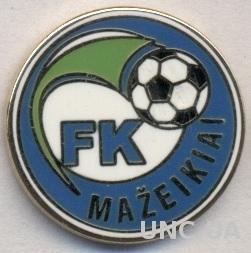 футбольный клуб ФК Мажейкяй(Литва) ЭМАЛЬ /Mazeikiai,Lithuania football pin badge