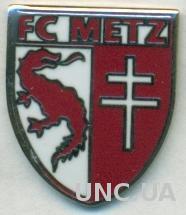 футбольный клуб ФК Мец(Франция)2 ЭМАЛЬ /FC Metz,France football enamel pin badge