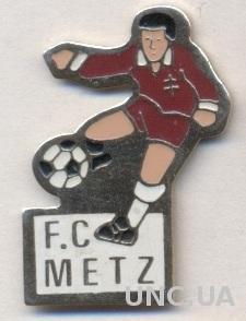 футбольный клуб ФК Мец (Франция), тяжмет / FC Metz, France football pin badge