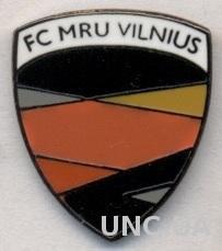 футбольный клуб ФК МРУ Вильнюс (Литва) ЭМАЛЬ /MRU Vilnius,Lithuania football pin