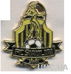футбольный клуб ФК Шяуляй(Литва) ЭМАЛЬ /FK Siauliai,Lithuania football pin badge