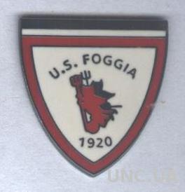 футбольный клуб Фоджа (Италия)1 ЭМАЛЬ /US Foggia,Italy football enamel pin badge