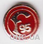 футбольный клуб Фортуна Дюссельдорф (Германия), тяжмет /Fortuna Dusseldorf badge