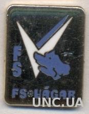 футбольный клуб ФС Вагар (Фареры), ЭМАЛЬ / FS Vagar, Faroe football pin badge