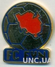 футбольный клуб Фюн Оденсе (Дания)1 ЭМАЛЬ /Fyn Odense,Denmark football pin badge