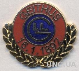 футбольный клуб Гейтхус (Норвегия) ЭМАЛЬ / Geithus IL, Norway football pin badge