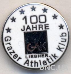 футбольный клуб Грацер АК (Австрия)2 ЭМАЛЬ /Grazer AK,Austria football pin badge
