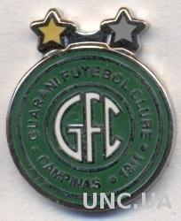 футбольный клуб Гуарани (Бразилия) ЭМАЛЬ / Guarani FC, Brazil football pin badge
