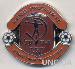 футбольный клуб Хапоэль Иерусалим (Израиль) ЭМАЛЬ / Hapoel Jerusalem, Israel pin